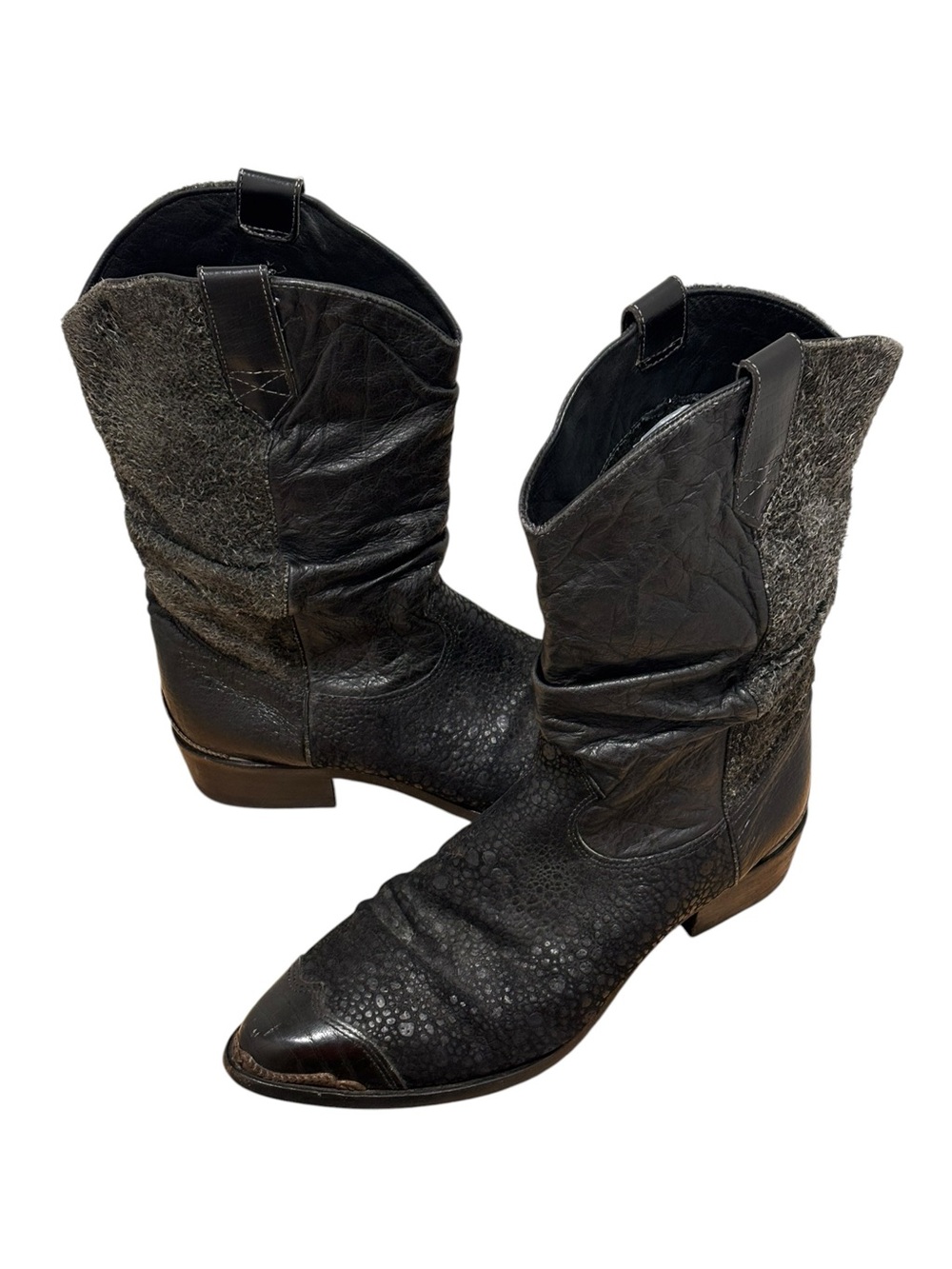 Zodiac Vintage men's slouch cowboy boots, Size 10